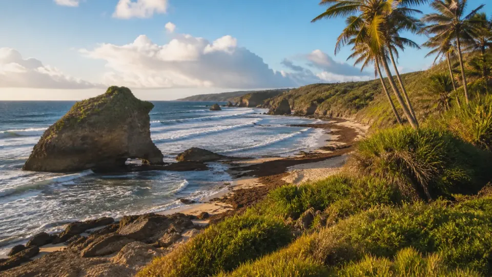 AI-generated travel scenery inspired by Barbados