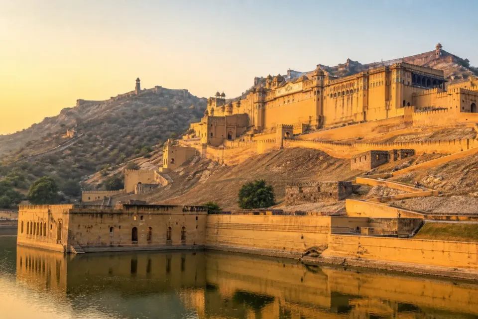 AI-generated travel scenery inspired by India