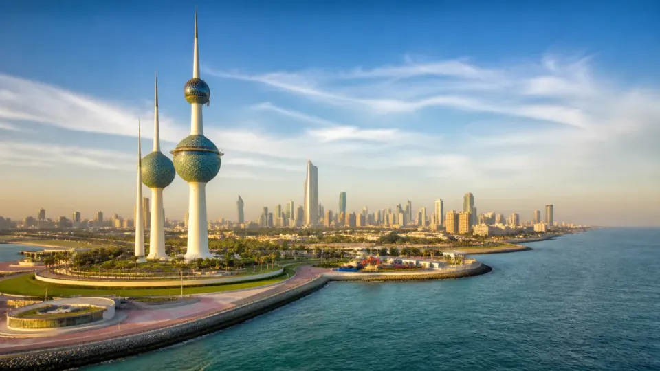 AI-generated travel scenery inspired by Kuwait