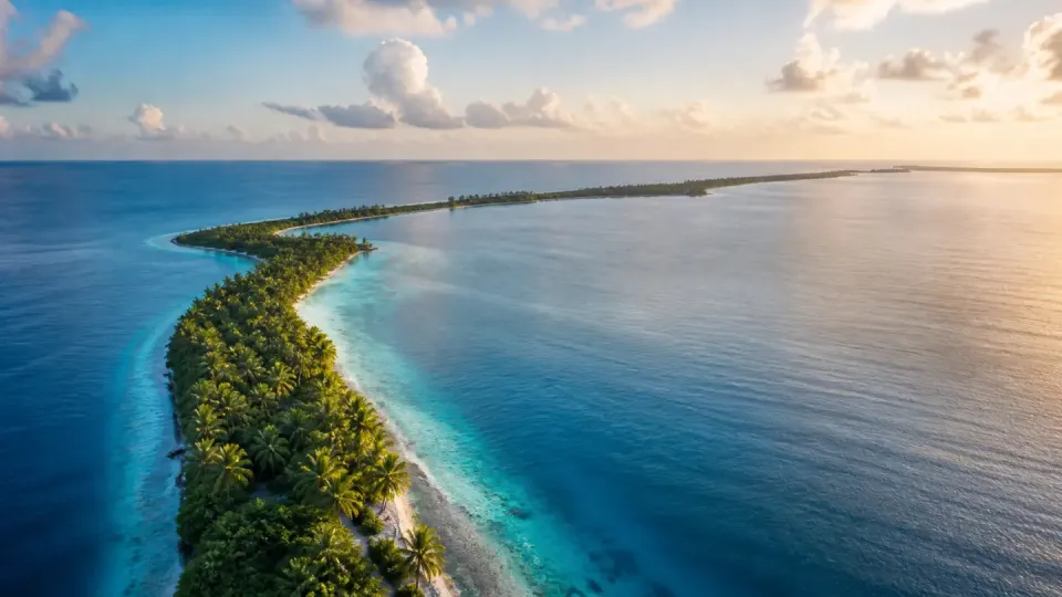 AI-generated travel scenery inspired by Marshall Islands