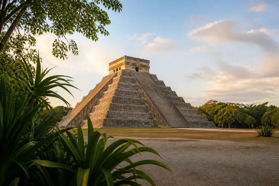 AI-generated travel scenery inspired by Mexico