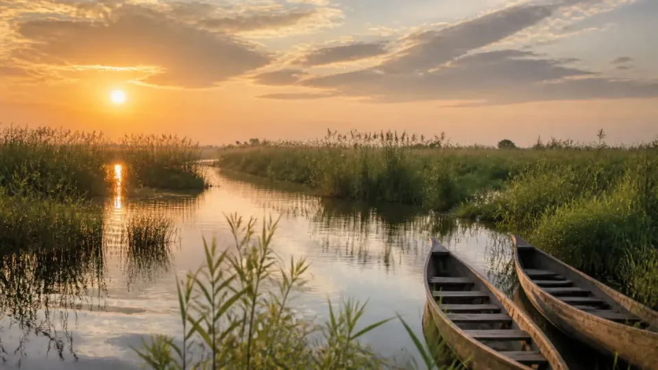 AI-generated travel scenery inspired by South Sudan