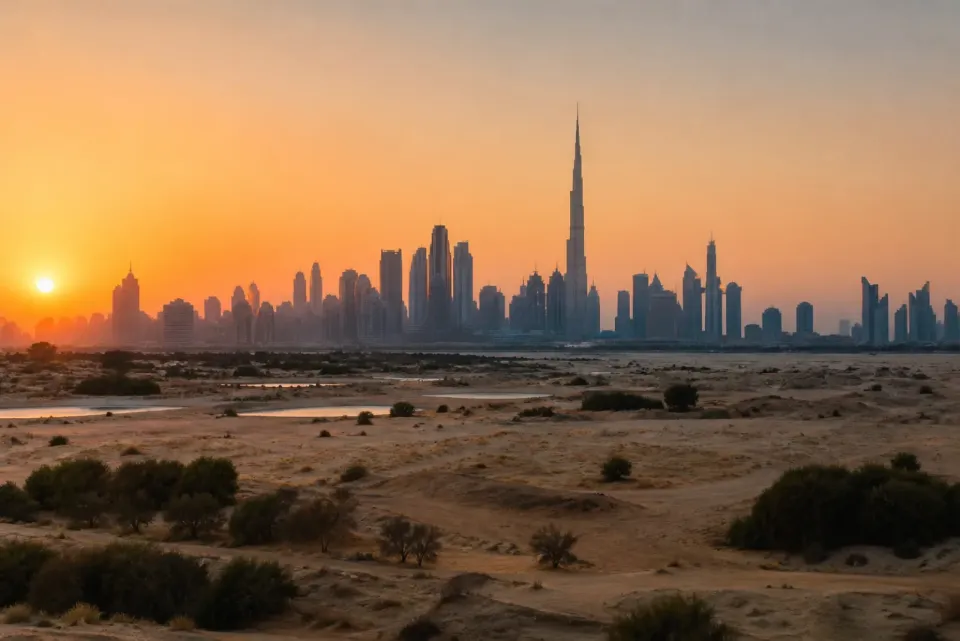 AI-generated travel scenery inspired by United Arab Emirates