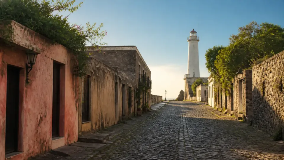 AI-generated travel scenery inspired by Uruguay