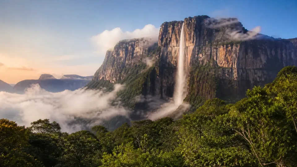 AI-generated travel scenery inspired by Venezuela